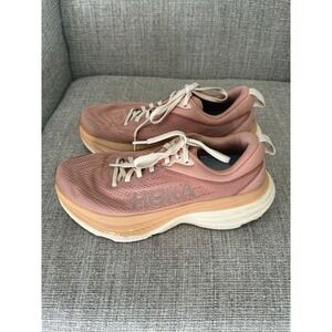 Hoka Women's Bondi 8 Running Shoes Rose Size 8B